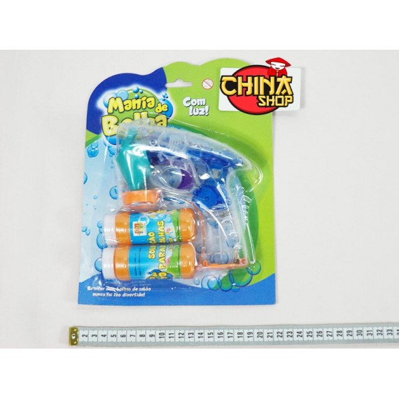 Lançador Mania de Bolha com Luz a Pilha