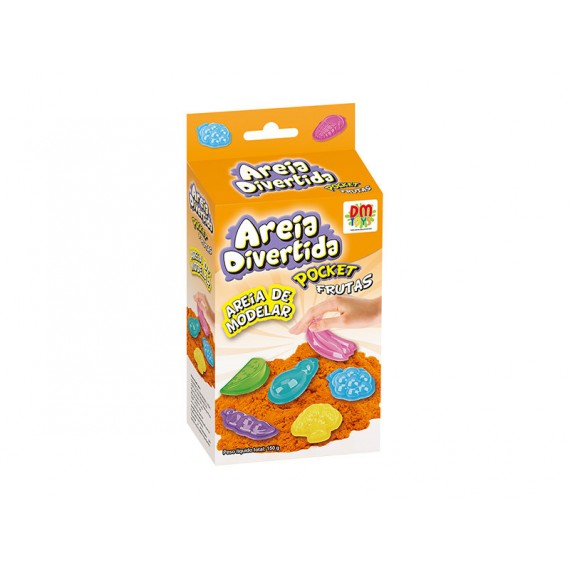 Areia Divertida de Modelar Pocket Frutas