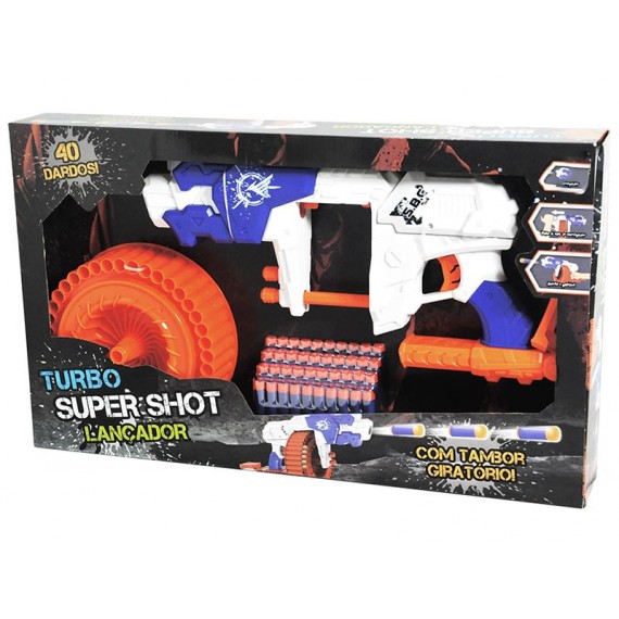 Metralhadora Lançador Super Shot – Turbo
