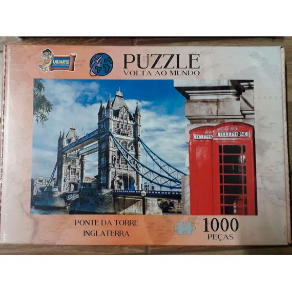 Quebra Cabeça Puzzle Volta ao Mundo 100 Peças